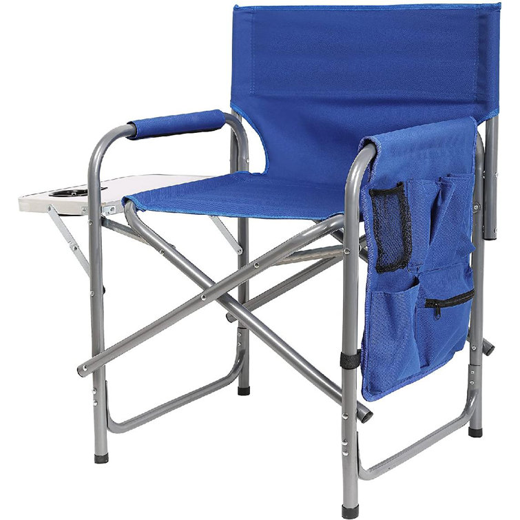 shengshigood Steel Frame Portable Director's Chair Folding Camping